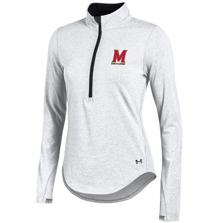Women's Under Armour Maryland Terrapins Pullover, Size: Medium, White