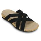 Crocs Edie Stretch Women's Slide Sandals, Size: 6, Black