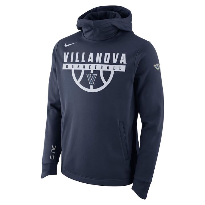 Men's Nike Villanova Wildcats Elite Pullover Hoodie, Size: Xl, Blue (navy)