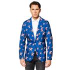 Men's Stars & Stripes Sport Coat, Size: Large, Natural