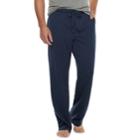 Big & Tall Croft & Barrow&reg; Sweater Fleece Lounge Pants, Men's, Size: Xxl Tall, Blue