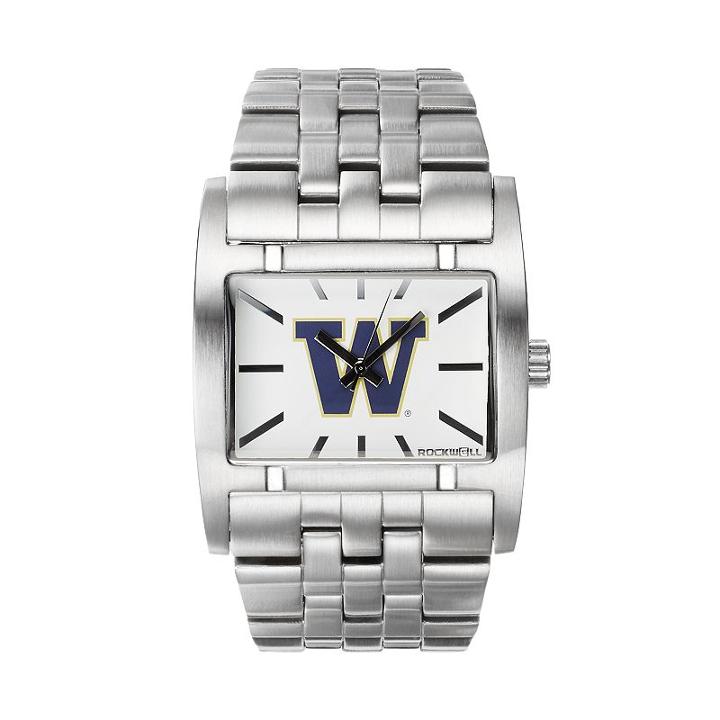 Rockwell Washington Huskies Apostle Stainless Steel Watch - Men, Silver
