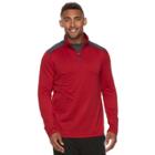 Men's Fila Sport&reg; Thermal Quarter-zip Top, Size: Large, Med Red