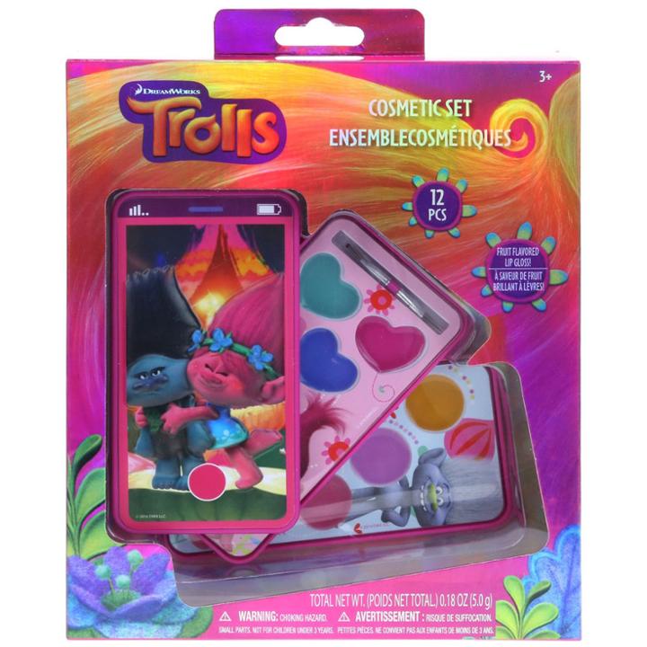 Girls Dreamworks Trolls Poppy & Branch Cellphone Lip Gloss Set, Multicolor