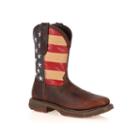Durango Workin' Rebel American Flag Steel-toe Western Boots, Men's, Size: Medium (10), Brown Oth