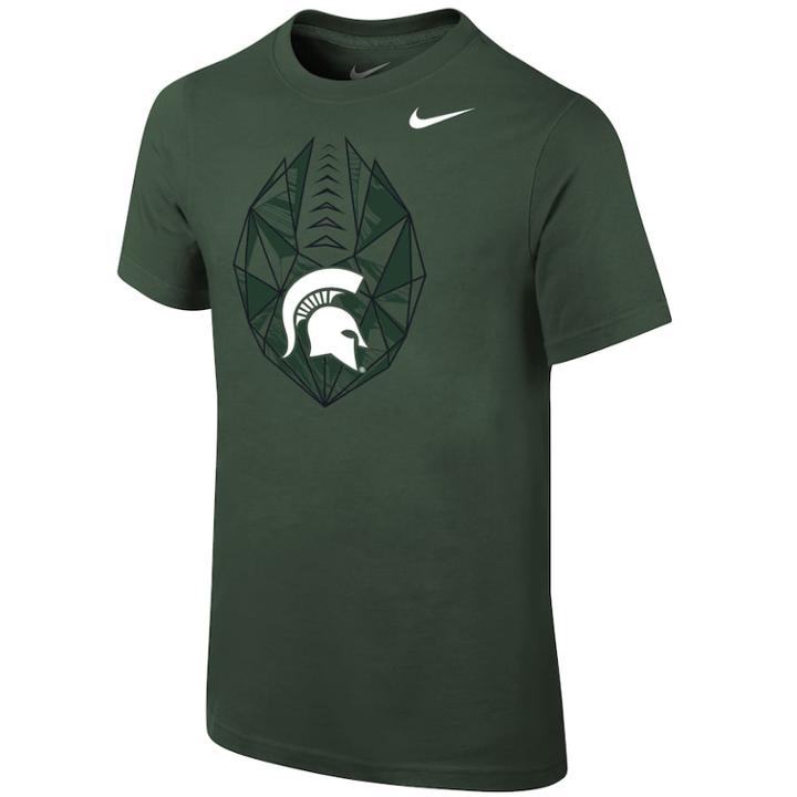 Boys 8-20 Nike Michigan State Spartans Football Icon Tee, Size: Xl 18-20, Green
