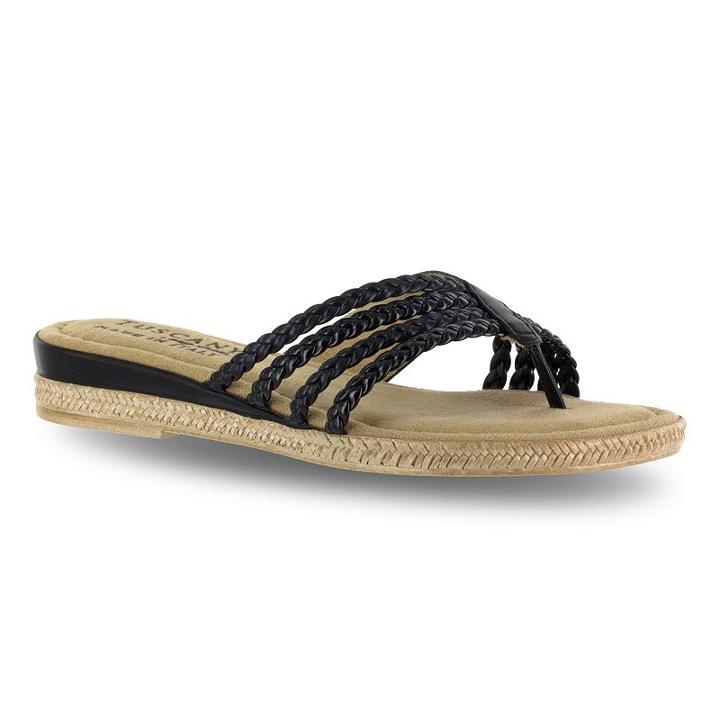 Tuscany By Easy Street Sonia Women's Sandals, Size: Medium (10), Grey (charcoal)