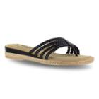 Tuscany By Easy Street Sonia Women's Sandals, Size: Medium (10), Grey (charcoal)