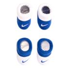 Baby Boy Nike 2-pack Blue & White Booties, Multicolor