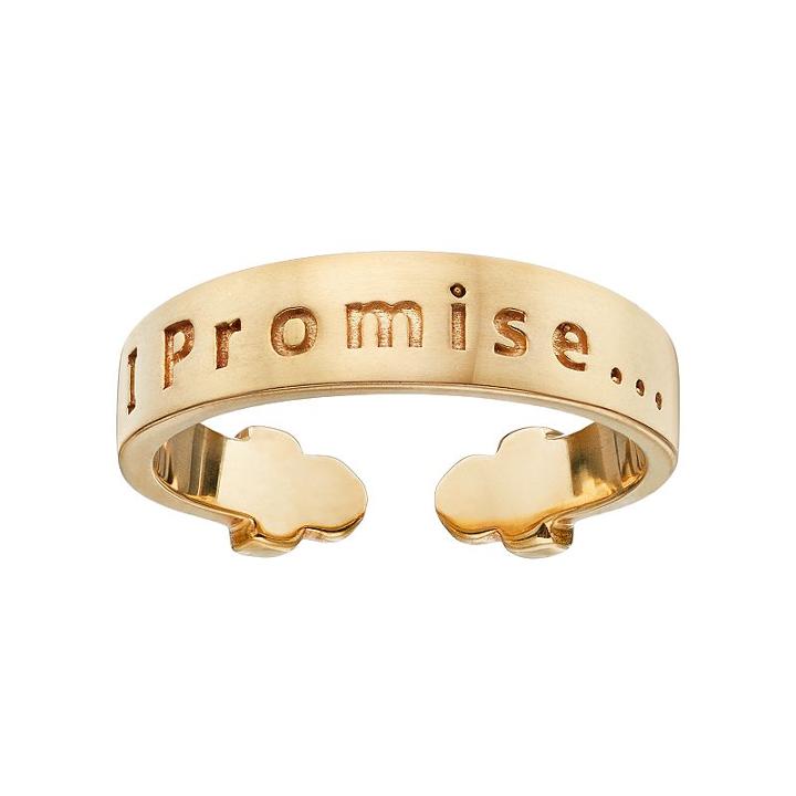 I Promise By Karen R. Love Adjustable Ring, Women's, Yellow