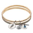 Simply Vera Vera Wang Charm Bangle Set, Women's, Multicolor