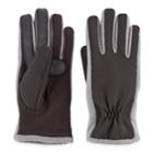 Women's Isotoner Stretch Ottoman Fleece Smartouch Smartdri Tech Gloves, Size: L-xl, Dark Grey