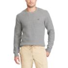 Men's Chaps Classic-fit Thermal Crewneck Sweater, Size: Xl, Grey