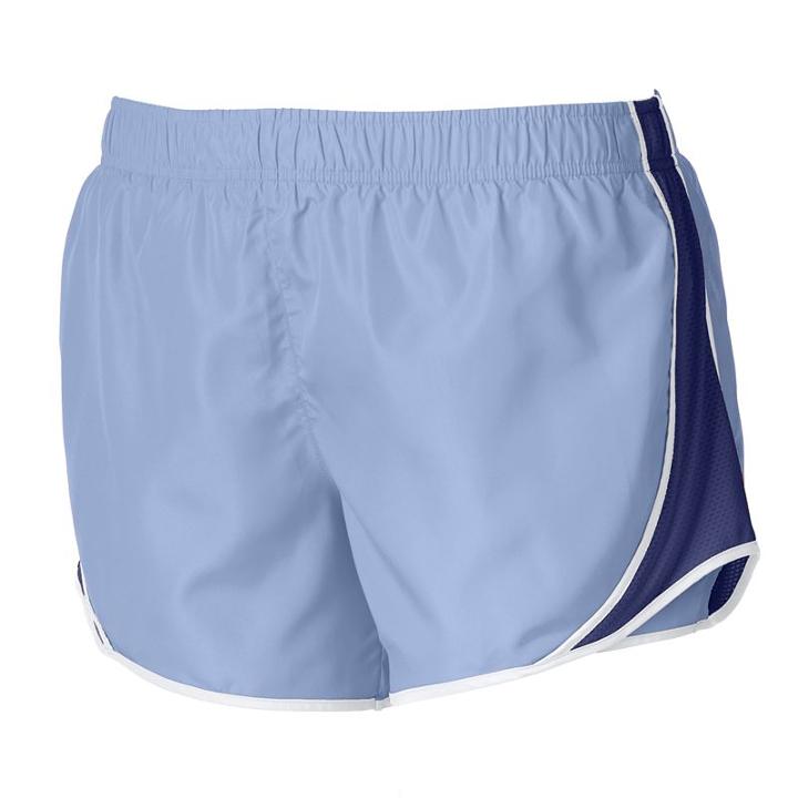Juniors' Plus Size So&reg; Mesh-panel Running Shorts, Teens, Size: 2xl, Light Blue