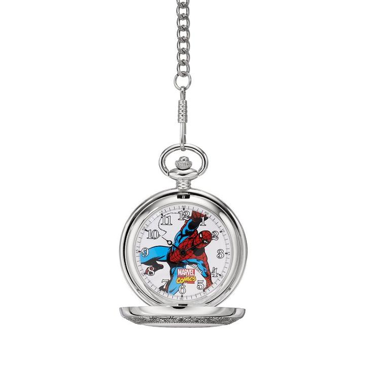Marvel Spider-man Men's Pocket Watch, Grey