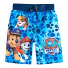 Boys 4-7 Paw Patrol Rubble, Marshall & Chase Swim Trunks, Size: 5, Blue