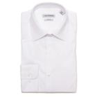 Men's Haggar Premium Performance Slim-fit Stretch Dress Shirt, Size: 14.5-32/33, White