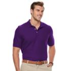 Big & Tall Croft & Barrow&reg; Classic-fit Easy-care Performance Pique Polo, Men's, Size: 2xb, Purple