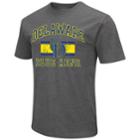 Men's Campus Heritage Delaware Blue Hens Banner Tee, Size: Small, Dark Grey