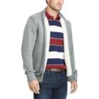 Men's Chaps Classic-fit Baseball Sweater Jacket, Size: Xl, Grey