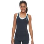 Women's Fila Sport&reg; Basic Racer Workout Tank Top, Size: Medium, Blue (navy)