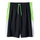 Boys 4-10 Jumping Beans&reg; Two-tone Side Stripe Performance Shorts, Boy's, Size: 7, Black