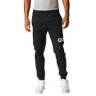 Men's Adidas Essential Logo Jersey Pants, Size: Large, Black