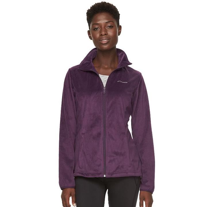 Women's Columbia Blustery Summit Fleece Jacket, Size: Large, Brt Purple