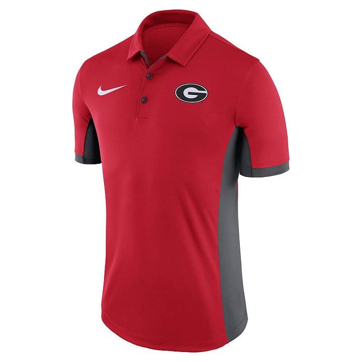 Men's Nike Georgia Bulldogs Dri-fit Polo, Size: Large, Red