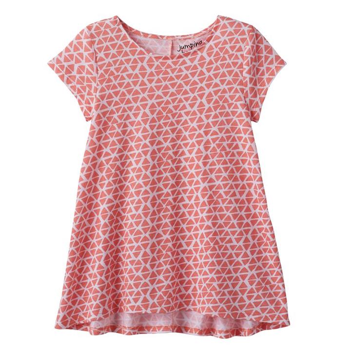 Girls 4-10 Jumping Beans® High-low Tunic Top, Girl's, Size: 6x, White