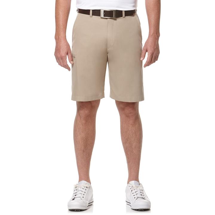 Big & Tall Grand Slam Motion Flex Micro Twill Performance Cargo Shorts, Men's, Size: 54, Dark Beige
