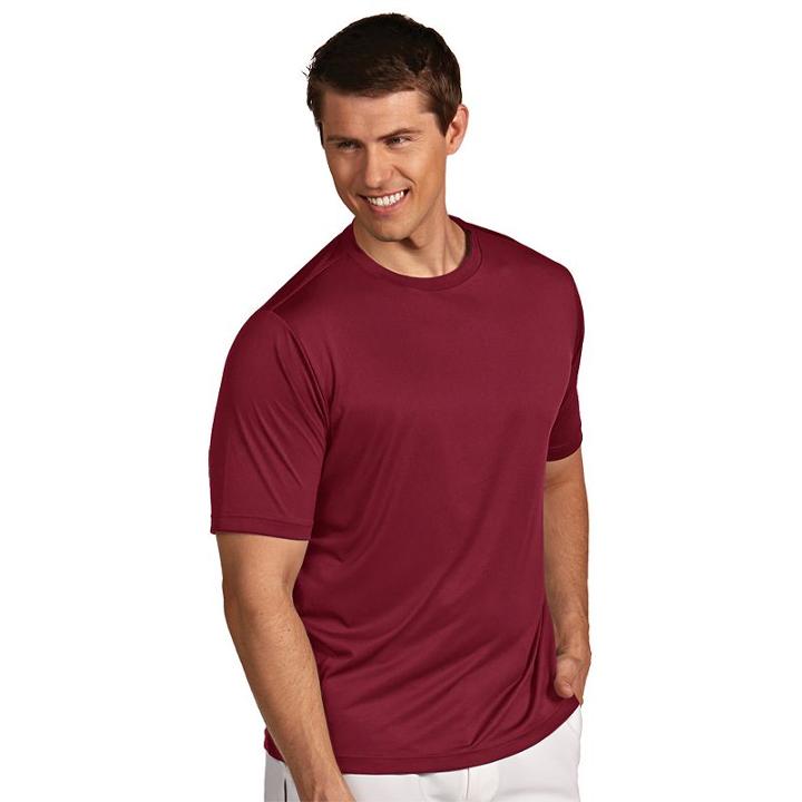 Men's Antigua Ace Tee, Size: Large, Dark Red