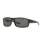 Arnette An4224 59mm Boxcar Rectangle Polarized Sunglasses, Men's, Black