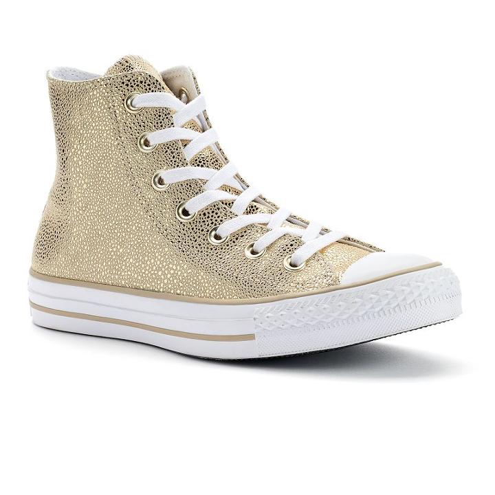 Women's Converse Chuck Taylor All Star Stingray Metallic High-top Sneakers, Size: 8, Gold