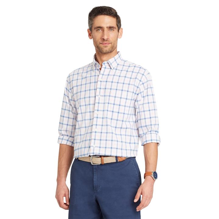 Men's Izod Classic-fit Oxford Button-down Shirt, Size: Xxl, Med Pink