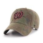Men's '47 Brand Washington Nationals Sector Clean Up Hat, Brown