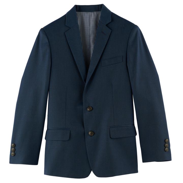 Boys 8-20 Chaps Fine Tick Jacket, Size: 12, Dark Blue