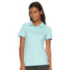 Women's Croft & Barrow&reg; Classic Solid Polo, Size: Medium, Brt Blue