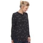 Women's Apt. 9&reg; Side Ruched Henley Tunic, Size: Xl, Black