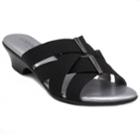 London Fog Neptune Women's Sandals, Size: Medium (9), Black