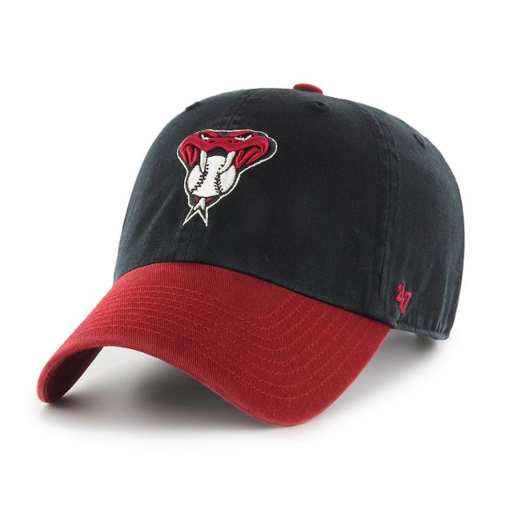 Men's '47 Brand Arizona Diamondbacks Two-toned Clean Up Hat, Multicolor