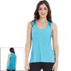 Women's Marika Energize High-low Tank, Size: Small, Turquoise/blue (turq/aqua)