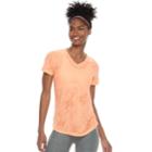Women's Tek Gear&reg; Short Sleeve Tee, Size: S Tall, Brt Orange