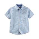 Boys 4-12 Oshkosh B'gosh&reg; Button-up Shirt, Size: 7, Blue Stripe