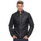 Men's Xray Slim-fit Moto Jacket, Size: Xl, Black