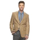 Men's Chaps Classic-fit Faux-suede Sport Coat, Size: 48 Long, Beige Oth