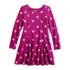 Disney's Minnie Mouse Girls 4-10 Glitter Print Dress By Jumping Beans&reg;, Size: 6x, Dark Pink