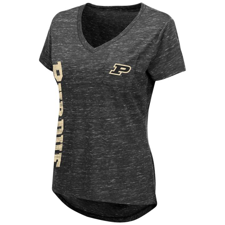 Women's Purdue Boilermakers Wordmark Tee, Size: Large, Oxford