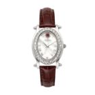 Croton Women's Birthstone Leather Watch, Brown