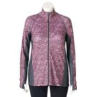 Plus Size Tek Gear&reg; Performance Full-zip Jacket, Women's, Size: 2xl, Lt Orange